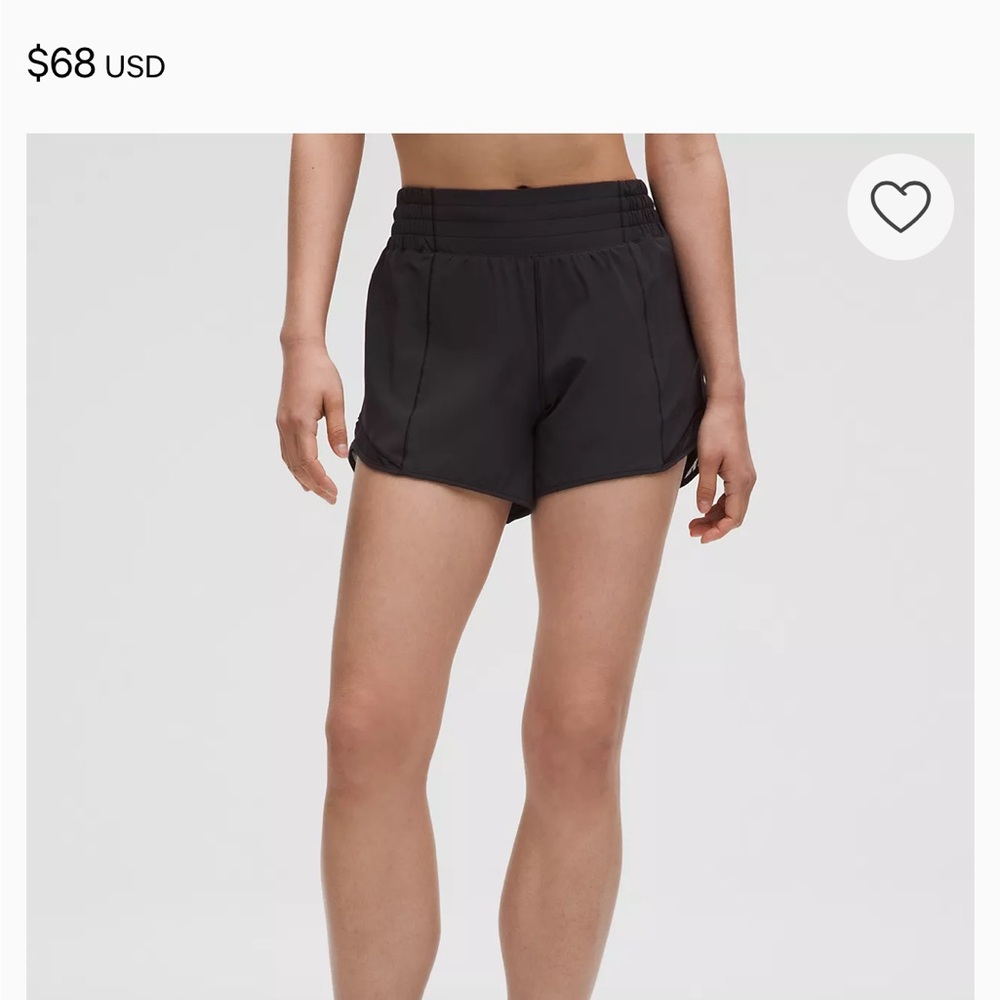 Lululemon Hotty Hot High-Rise Lined Short